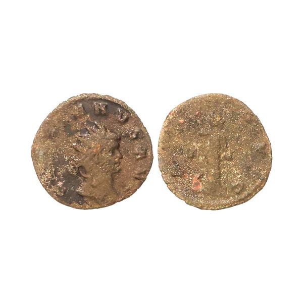 Roman Imperial, Gallienus (253-268 AD), Copper Follis, 2.25 gms