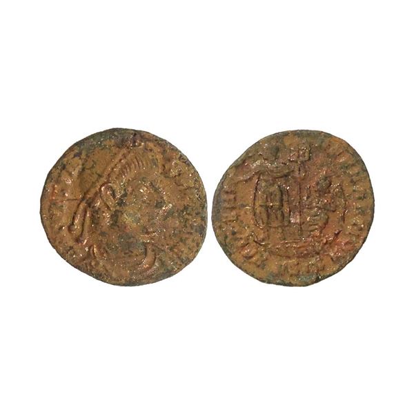 Roman Imperial, Constantius II (347-361 AD), Copper Follis, 2.17 gms