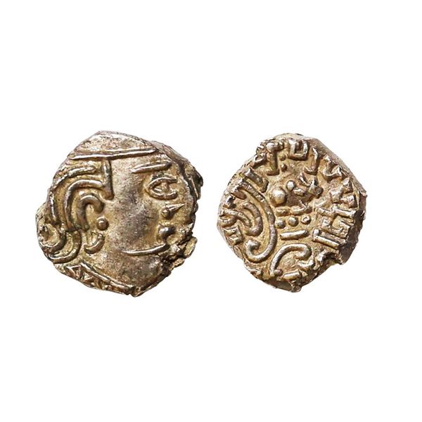 Kalachuris of Mahismati, Krishnaraja (550-575 AD), Silver Drachm, 2.13 gms