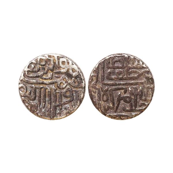 Gujarat Sultanate, Shams Al Din Muzaffar Shah(AH 918-919, 1512-1526 AD), Silver Tanka, 6.98 gms