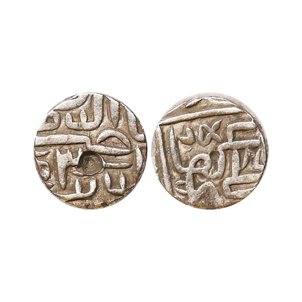 Gujarat Sultanate, Nasir al-din Mahmud Shah I (AH 862-917, 1458-1511 AD), Silver ½ Tanka, 4.17 gms