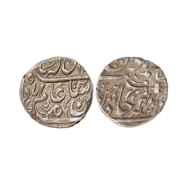 Bhopal State, INO Shah Alam II, Silver Rupee, 10.94 gms