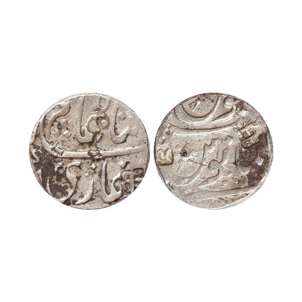 Hyderabad State, Asaf Jah, INO Shah Alam, Silver Rupee, 11.22 gms