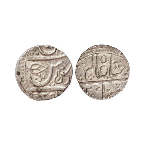 Indore State, Shah Alam II (AH 1174-1221, 1759-1806 AD), Silver Rupee, 11.20 gms