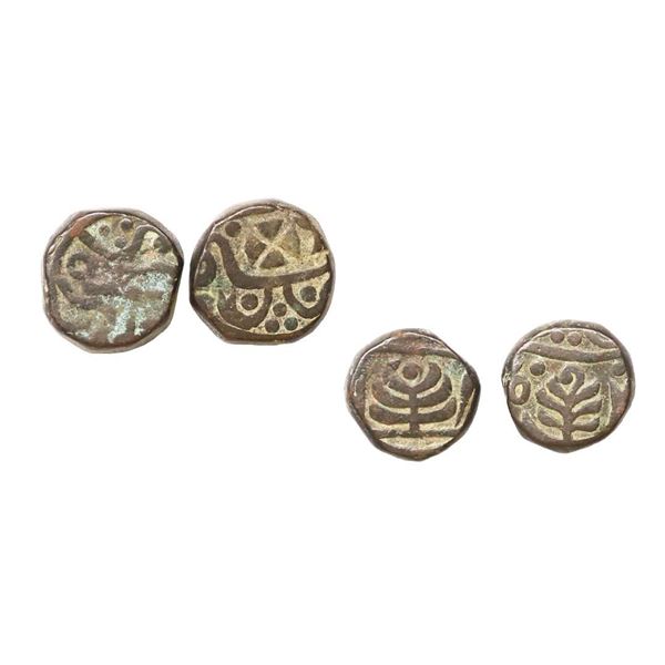 Jaipur State, INO Shah Alam II, Copper Takka, 16.74 gms, 16.30 gms