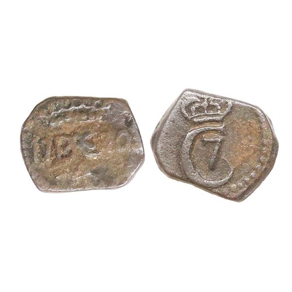Danish India, Christian VII (1766-1808 AD), Copper 4 Cash, 2.25 gms
