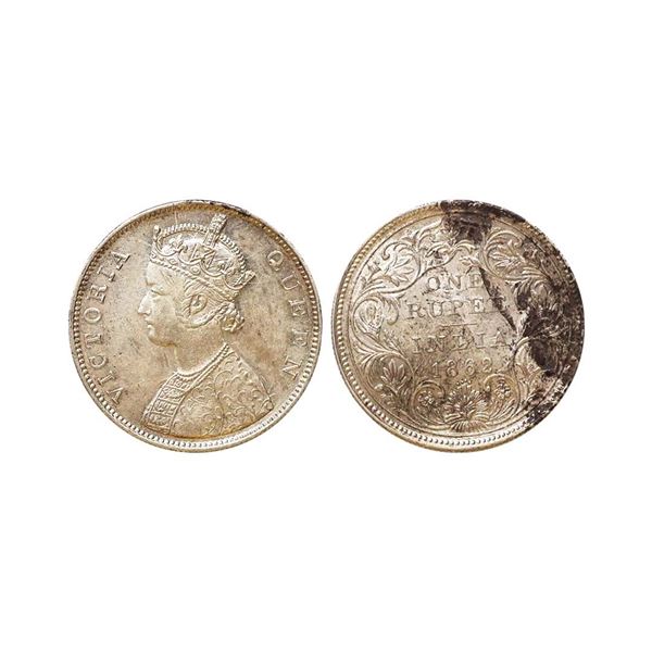 Victoria Queen, Silver Rupee, 1862