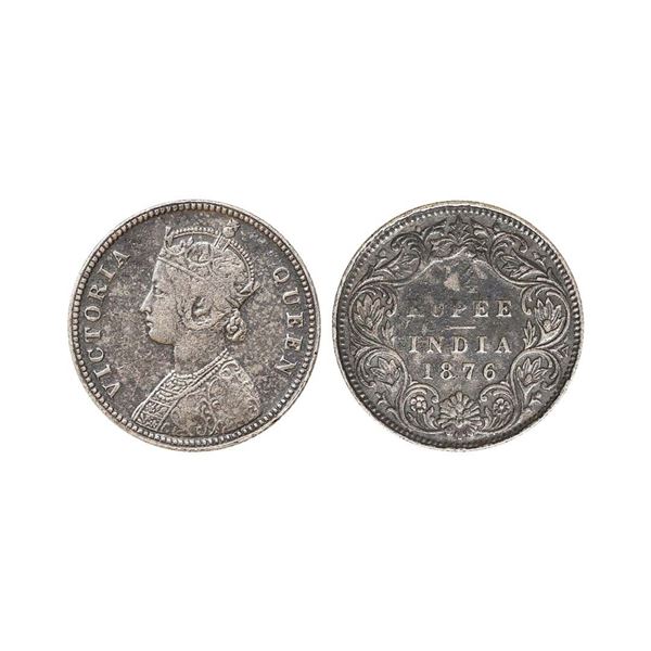 Victoria Queen, Silver 1/4 Rupee, 1876
