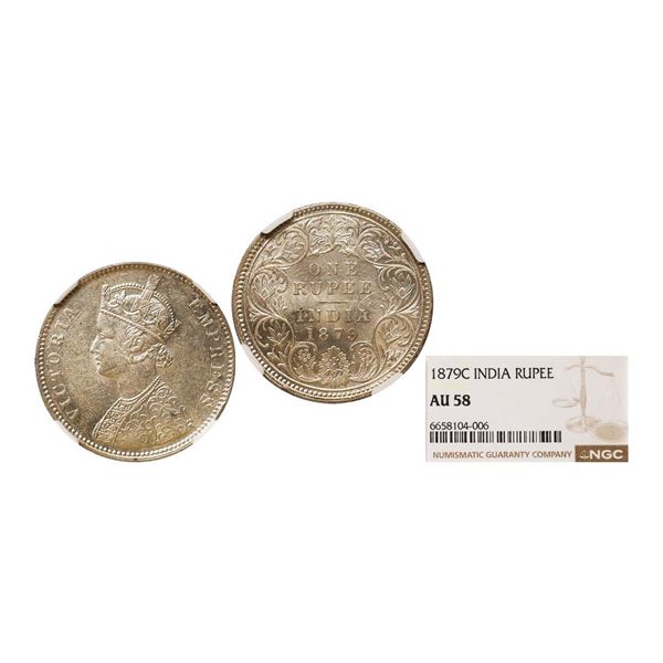 Victoria Empress, Silver Rupee, 1879