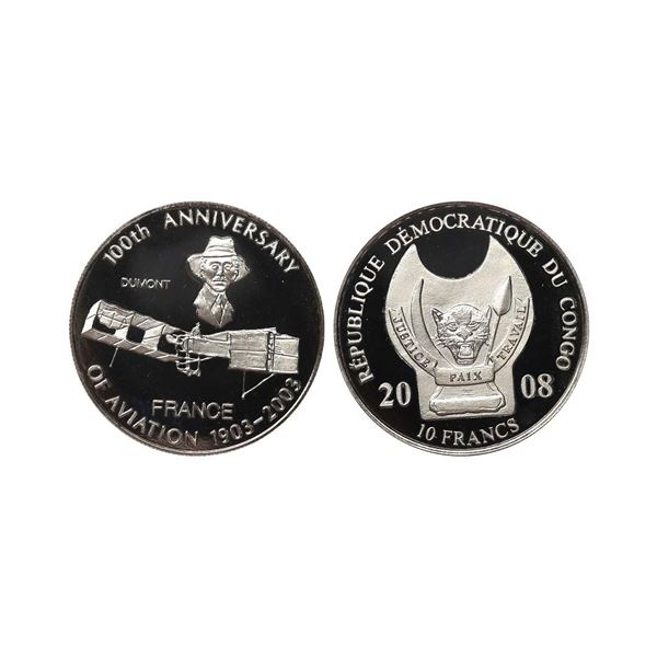 Democratic Republic of the Congo, Silver Plated, 18.41g