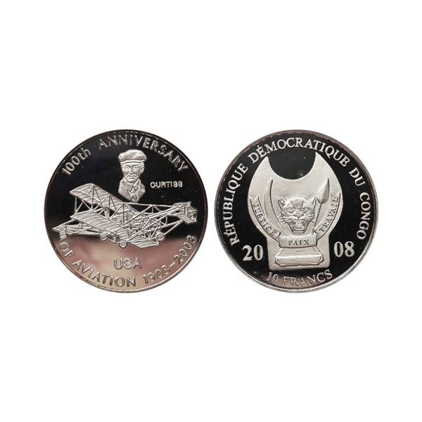 Democratic Republic of the Congo, Silver Plated, 19.10g