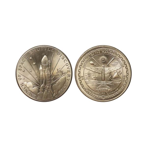Marshall Island, Copper-Nickel, 1988, 5 Dollars