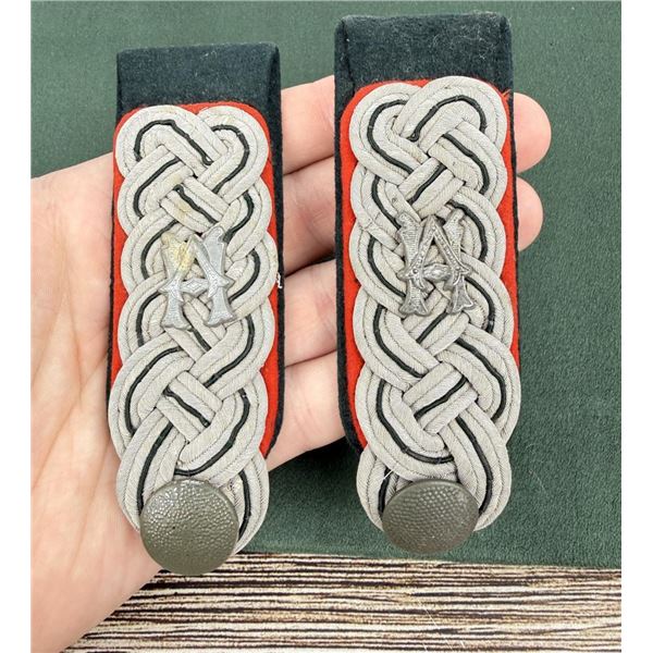 WW2 German Heer Shoulder Boards Administration