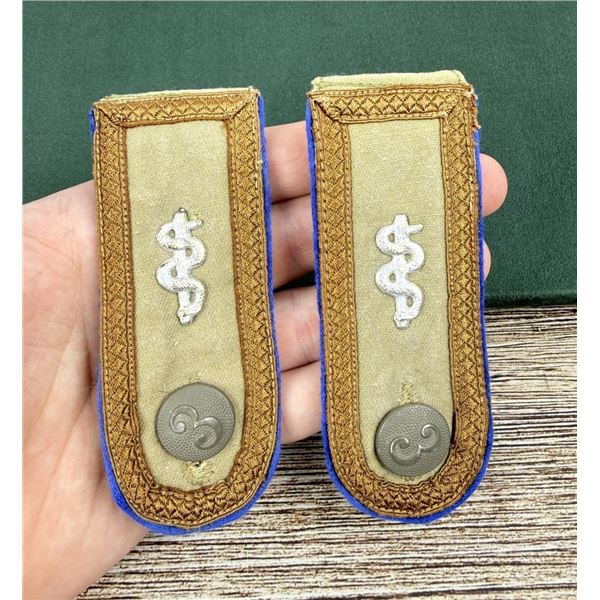 WW2 German Tropical DAK Shoulder Boards