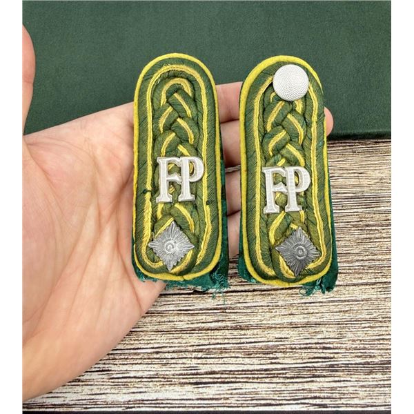 WW2 German Heer Shoulder Boards Field Post