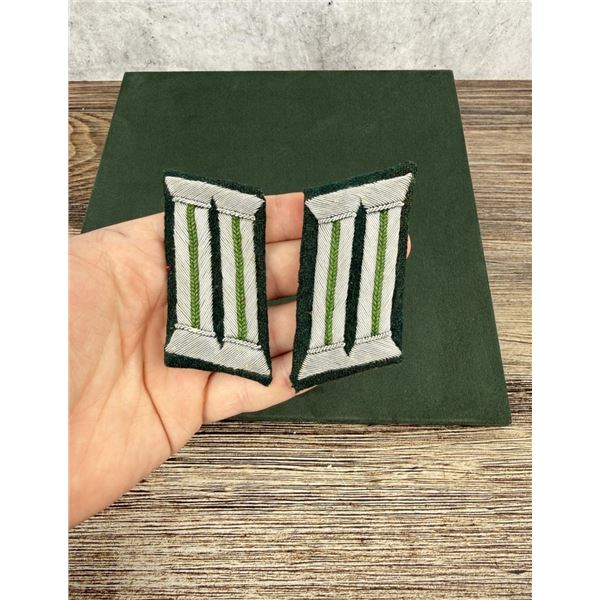 WW2 German Heer Jager Collar Tabs