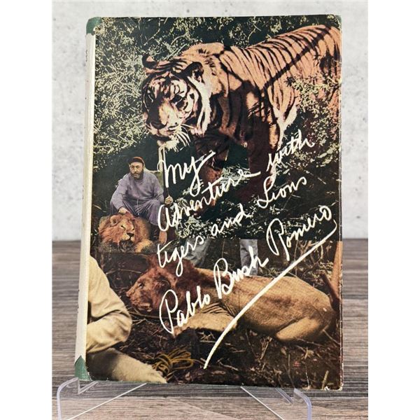 My Adventures with Tigers and Lions Signed