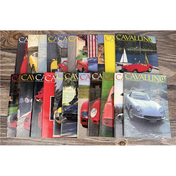 Collection of Cavallino Ferrari Magazines