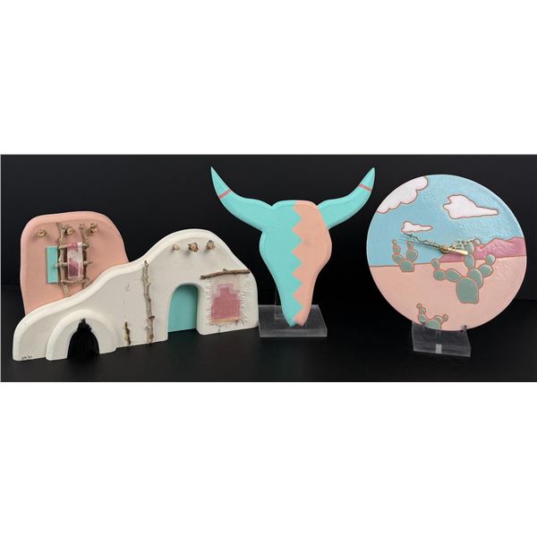 Santa Fe Pastel Wall Folk Art