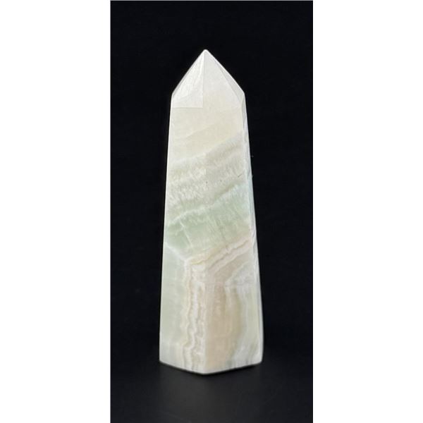 Pistachio Calcite Crystal Tower Obelisk