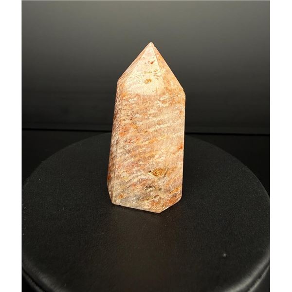 Hematoid Quartz Crystal Tower Obelisk