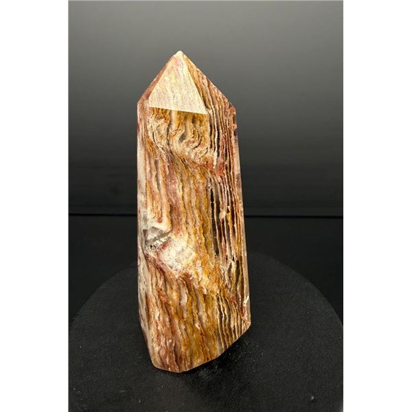 Mexican Crazy Lace Agate Crystal Tower