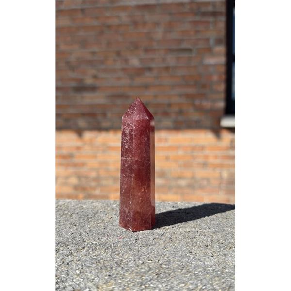 Strawberry Quartz Obelisk Tower