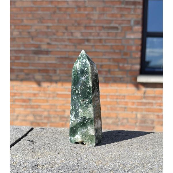 Moss Agate Tower Obelisk