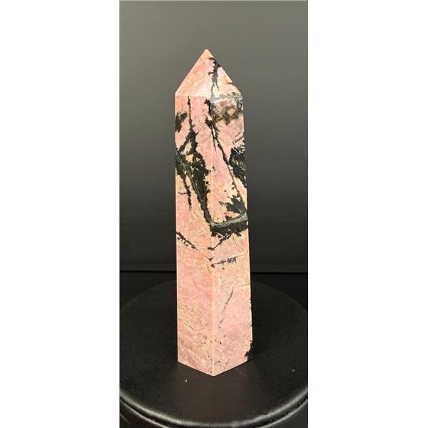 Rhodonite Crystal Tower Obelisk