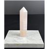 Image 3 : Rose Quartz Crystal Tower Obelisk