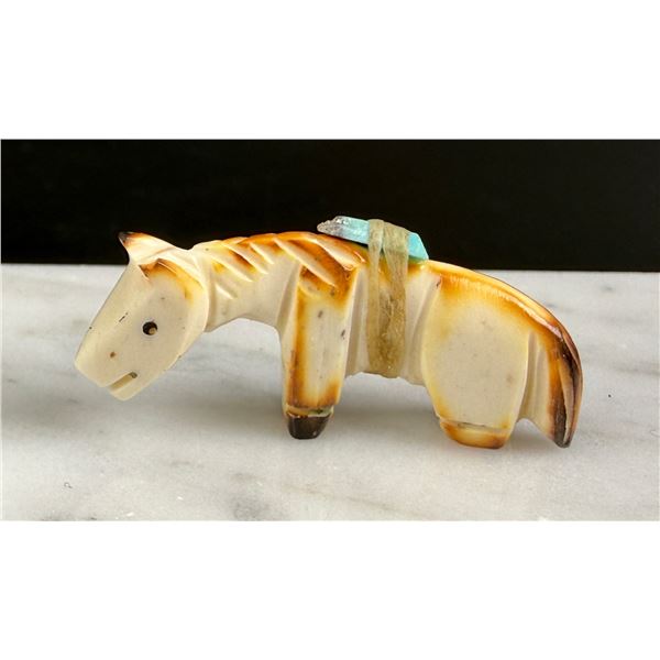 Zuni Carved Bone Horse Fetish