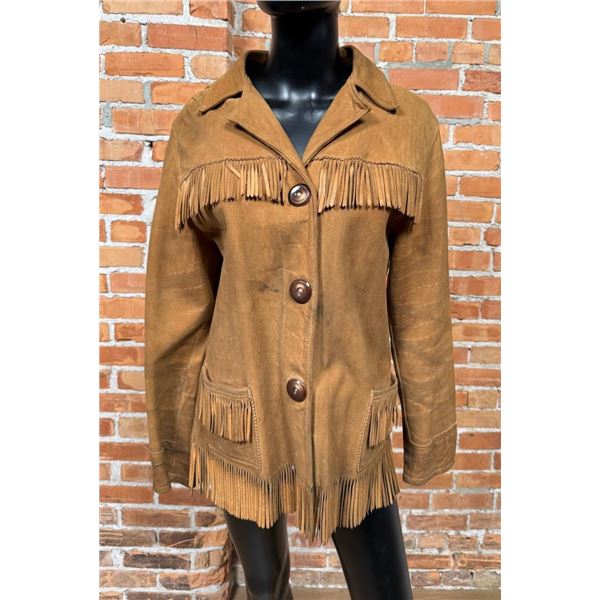 Vintage Tregos Westwear Fringe Suede Jacket