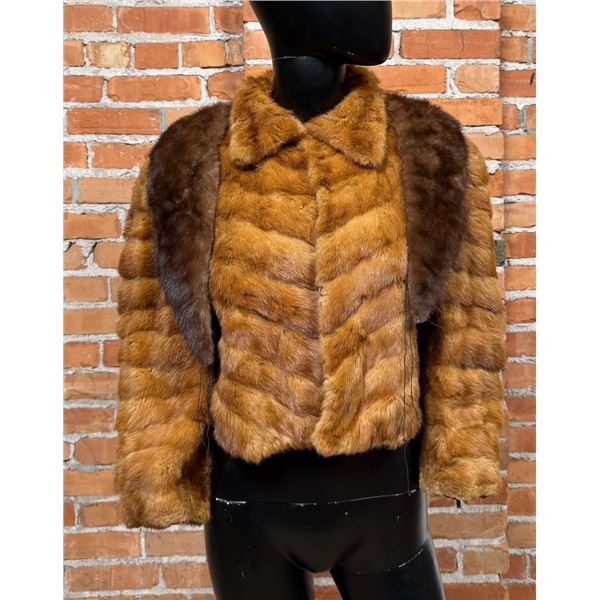 Vintage Mink Jacket and Collar Shawl