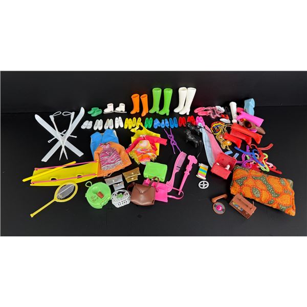 Collection of Vintage Barbie Clothing Accessories