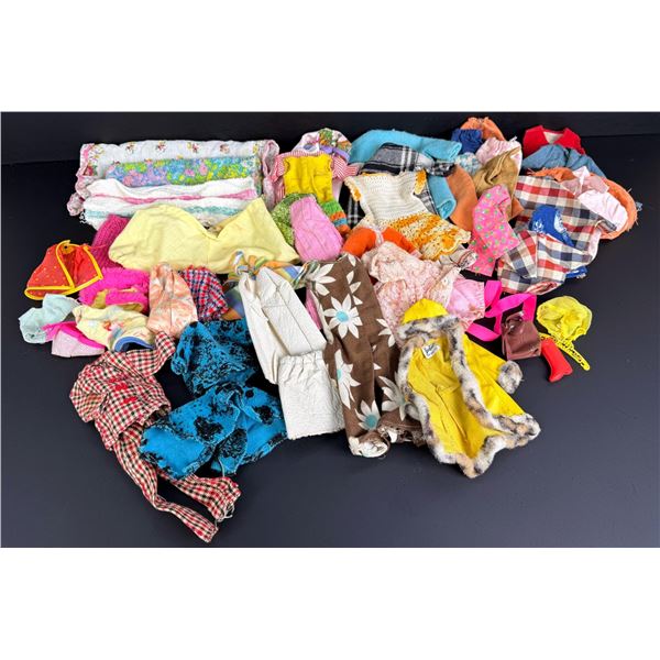 Collection of Vintage Barbie Doll Clothing