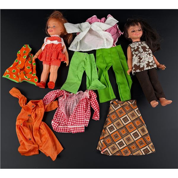 Ideal Toy Corp Growing Hair Family Dolls
