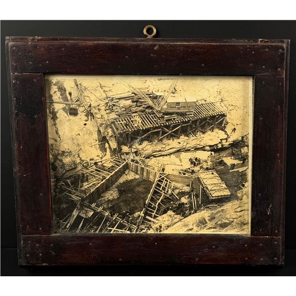 Arrowrock Dam Idaho Construction Photo