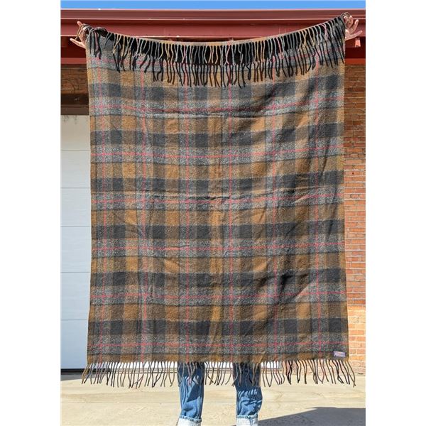 Pendleton Plaid Wool Throw Camp Blanket