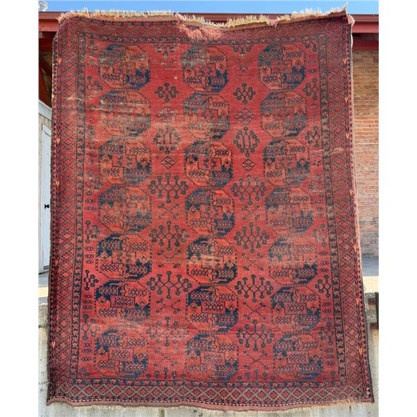Persian Oriental Turkmen Tekke Rug