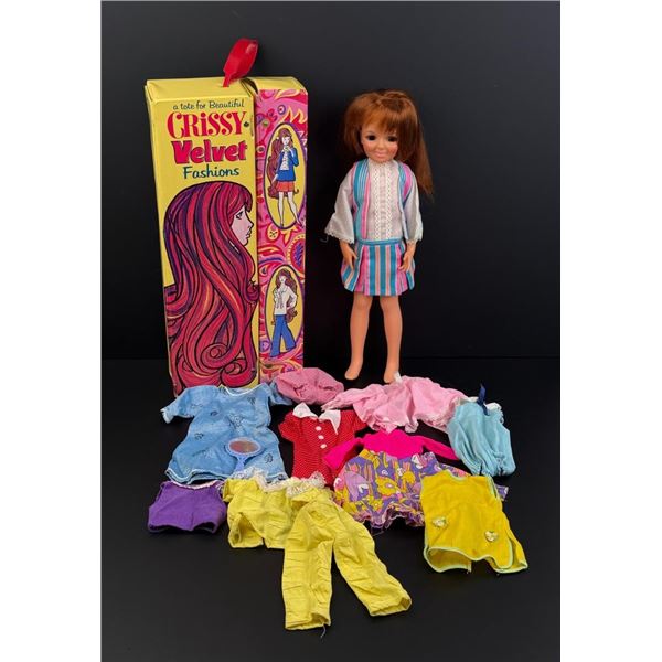 Ideal Crissy Velvet Fashions Doll and Clothing