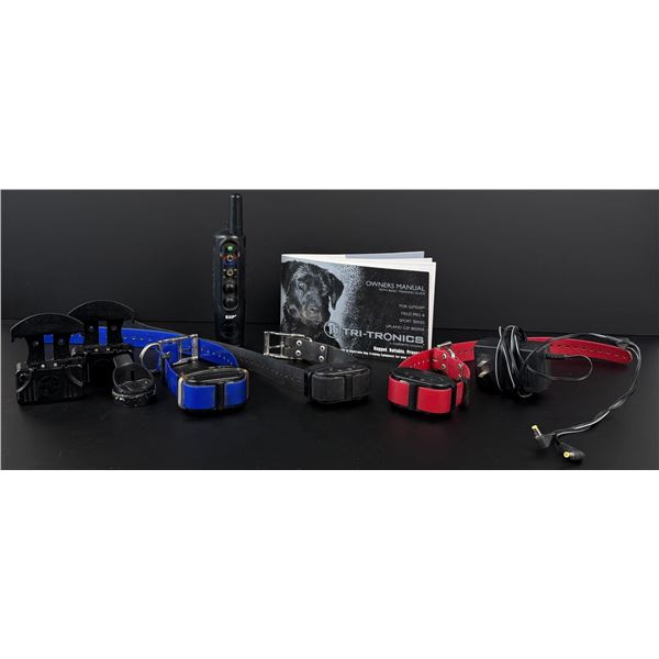 Group of Tri Tronics G3 EXP Dog Training Collars