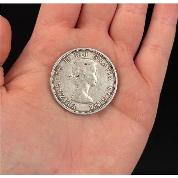 1958 Canadian Silver Dollar British Columbia