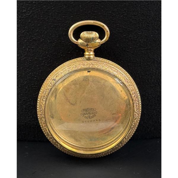 Engraved Gold Filled Pocket Watch Case