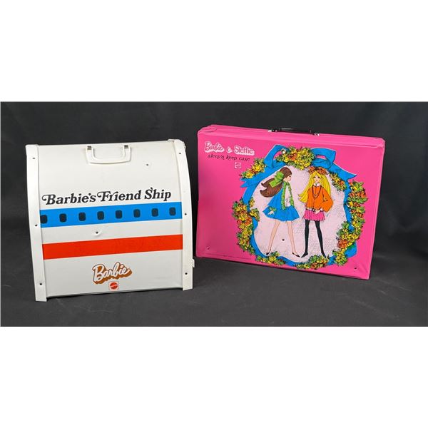 Pair of Vintage Mattel Barbie Doll Cases