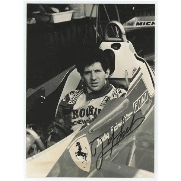 Jody Scheckter Signed Formula 1 Ferrari Photo