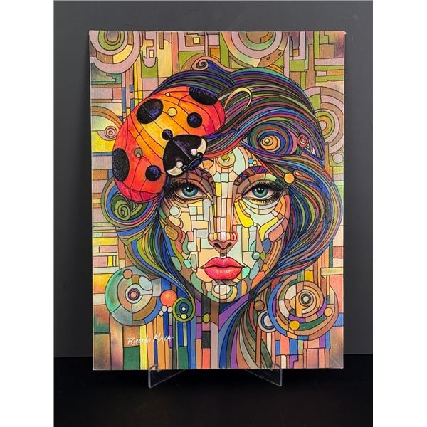 Ricardo Maya Oil on Board Painting
