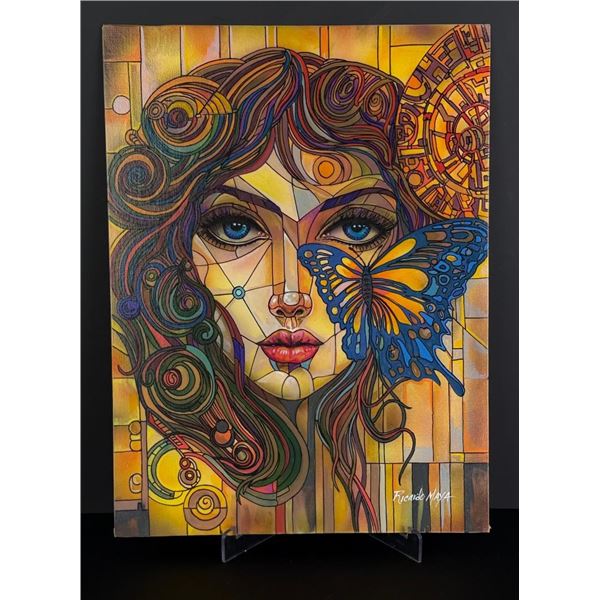 Ricardo Maya Oil on Board Painting