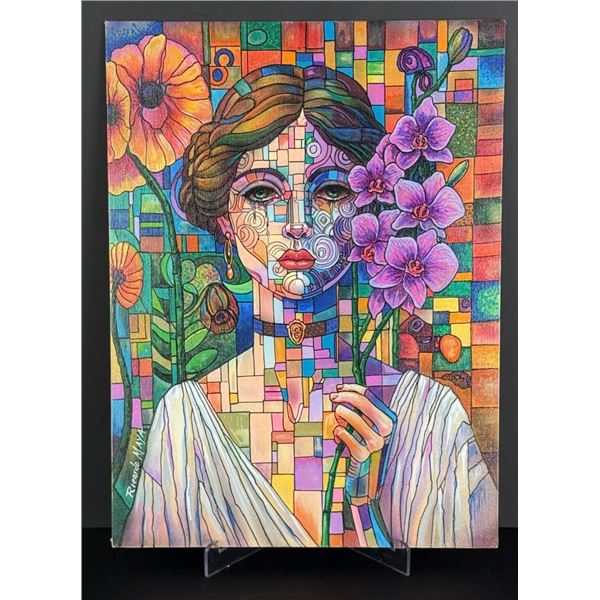 Ricardo Maya Oil on Board Painting