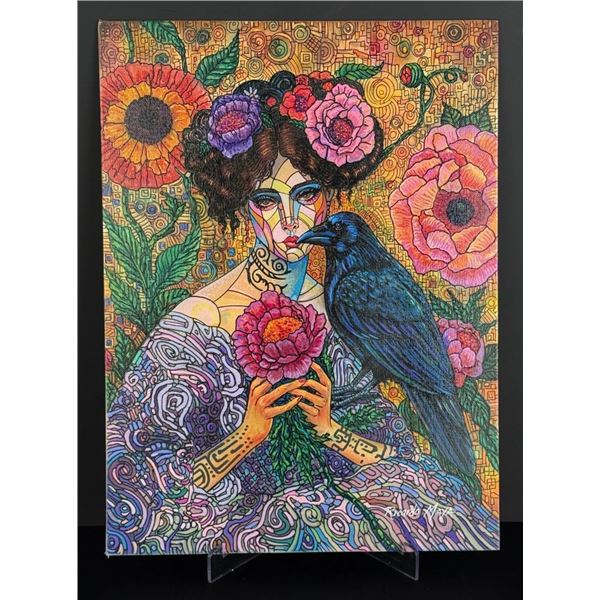 Ricardo Maya Oil on Board Painting