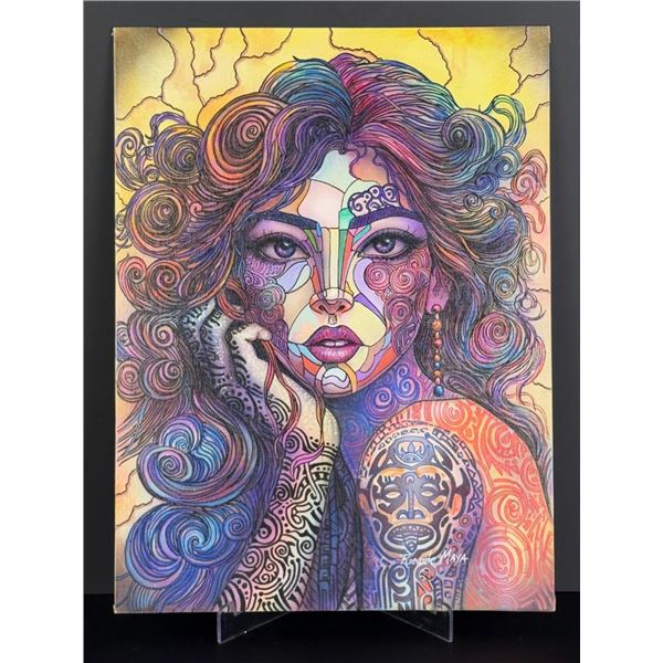 Ricardo Maya Oil on Board Painting